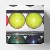 Bowling gunstbox bedankdoosjes (Bovenkant)