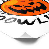 Bowling Halloween Bowler Happy Bowlingween Foto Afdruk (Hoek)