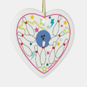 Bowling Heart Ornament (Rechts)