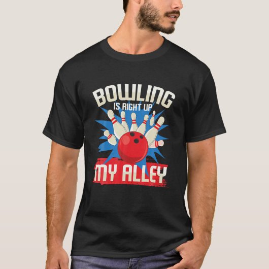 Bowling heeft gelijk | Bowler Team Play Fun T-shirt (Voorkant)