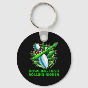 Bowling High Rolling Hoger Grappig Weed Bowling Da Sleutelhanger