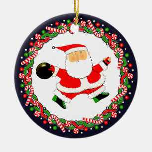 Bowling Holiday Gift Keramisch Ornament