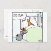 Bowling Hospital Funny T - shirts Kaarten Mokken G (Voorkant / Achterkant)