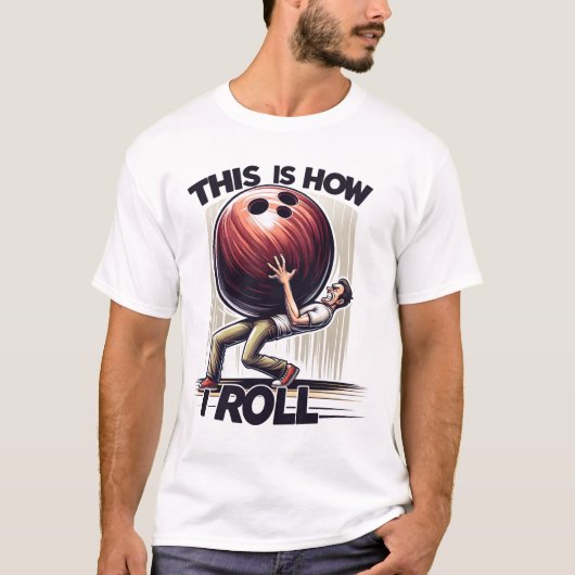 Bowling Humor T-shirt (Voorkant)