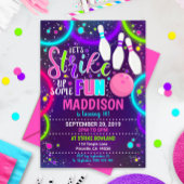 Bowling Invitation Bowling Anniversaire Grève