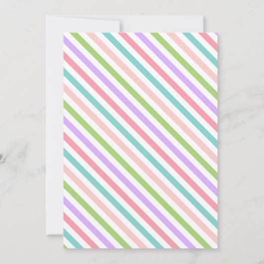 Bowling Invitation Bowling Birthday Invite Kaart (Achterkant)