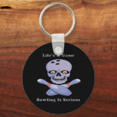 Bowling is ernstig sleutelhanger (Voorkant)