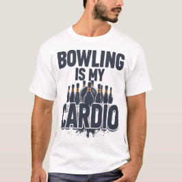Bowling is mijn cardio t-shirt
