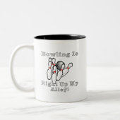 Bowling is tweekleurige koffiemok (Links)