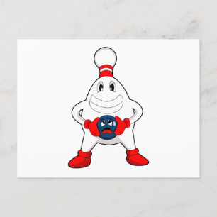 Bowling Kegel Bowlingbal Briefkaart