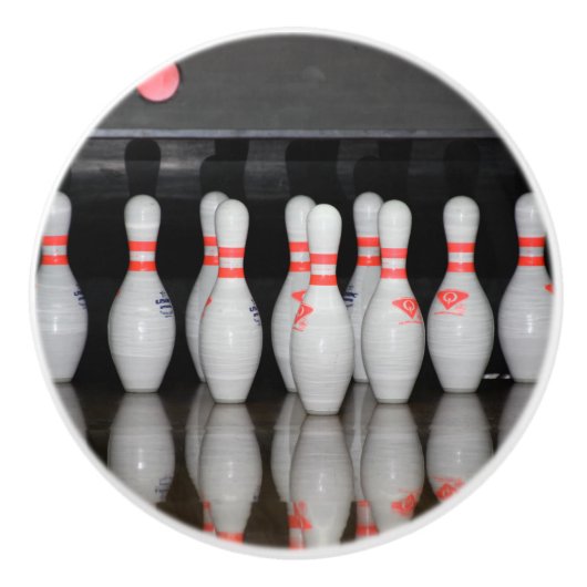 Bowling Keramische Knop (Voorkant)