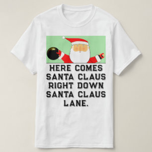 Bowling Kerstmis T-shirt