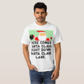 Bowling Kerstmis T-shirt (Voorkant volledig)