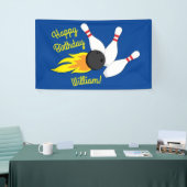 Bowling kinderen Birthday Cute Sports Spandoek (Beurs)