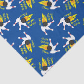 Bowling kinderen Birthday Cute Sports Tissuepapier (Detail)