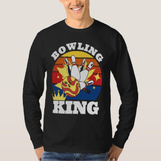 Bowling King Evolution of Man Bowling T-shirt