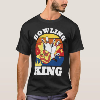 Bowling King Evolution of Man Bowling T-shirt