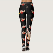 Bowling Kingpin Leggings Custom Yoga Pantalon (Dos)