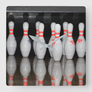 Bowling-klok Vierkante Klok