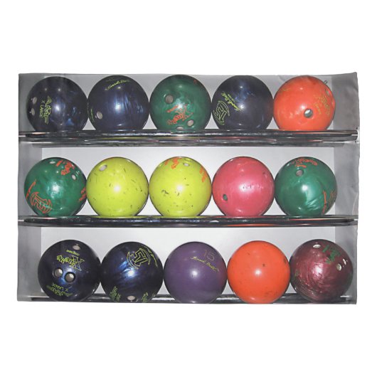 Bowling kussen Hoesje Kussensloop (Achterkant-Links)