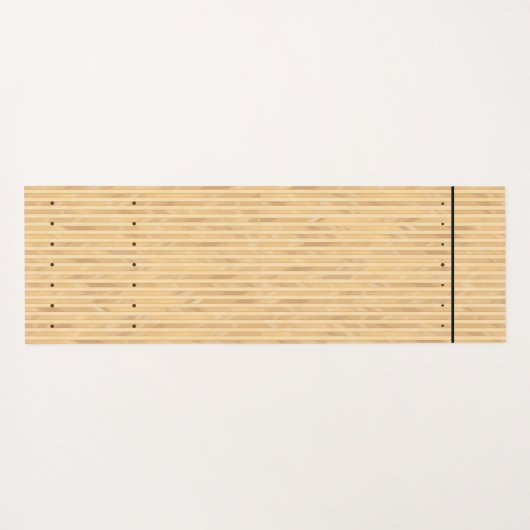 Bowling Lane/Approach Area (voor/achter) Yoga Mat (Achterkant (horizontaal))
