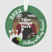 Bowling League Photo personnalisée Noël (devant)