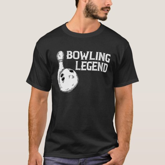 Bowling Legend Strike Bowler Bowling Team Bowling  T-shirt (Voorkant)