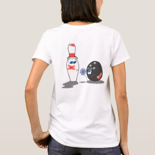 Bowling Love Ball en Pin T-shirt
