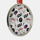 Bowling Lover Christmas Ornament Keepsake (Rechts)