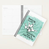Bowling Lover Gift, grappige Bowling Player Gift Planner (Display)