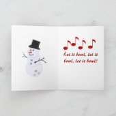 Bowling Lovers Kerst Kaarten (Binnen)