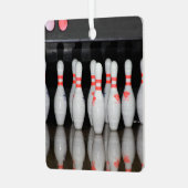 Bowling Metalen Ornament (Voorkant links)