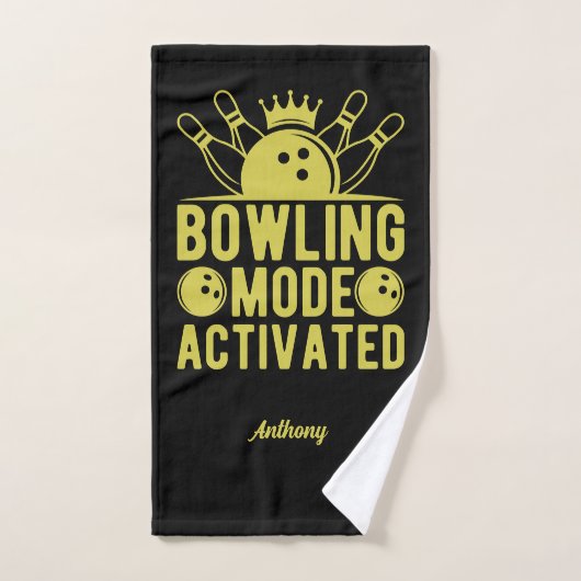 Bowling modus geactiveerd grappig genoemd Cool Handdoek (Handdoek)