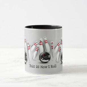 Bowling-Mok - Zo ben ik aan het rollen Mok