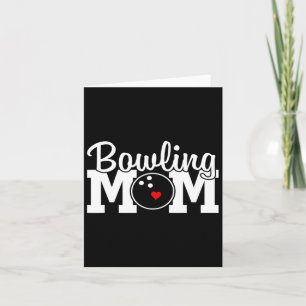 Bowling Mom Moederdag verjaardagsfeestje voor vrou Kaart