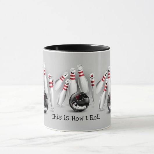 Bowling Mug - Voici comment je roule (Centre)