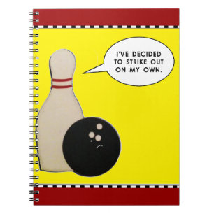 Bowling Novelty Gifts Notitieboek