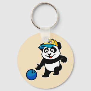 Bowling Panda Sleutelhanger