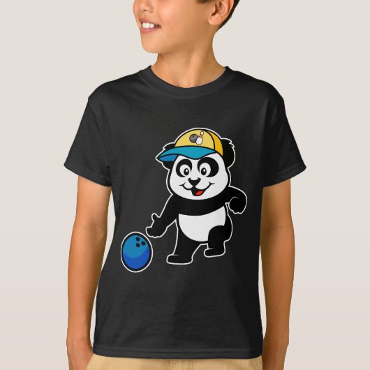 Bowling Panda T-shirt (Voorkant)