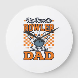 Bowling Papa Shirt Mijn favoriete bowler noemt me Grote Klok