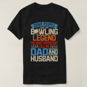 Bowling Papa Skittles Bowling Bowling papa T-shirt (Design voorkant)