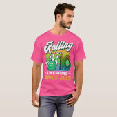 Bowling Party Rolling Into 10 Awesome Since 2015 1 T-shirt (Voorkant volledig)