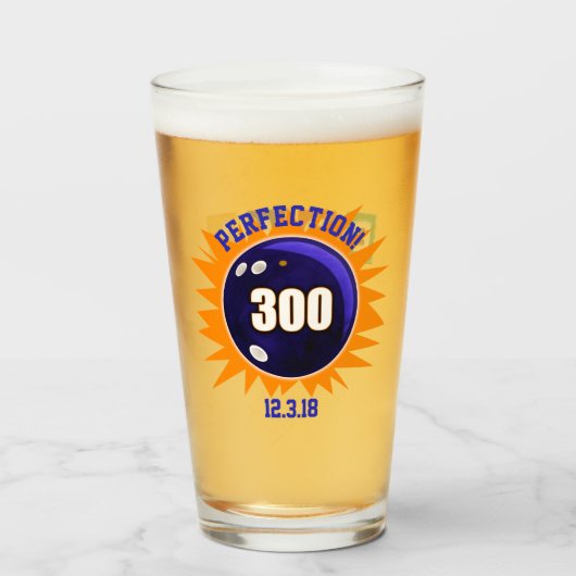Bowling Perfection Glas (Voorkant gevuld)