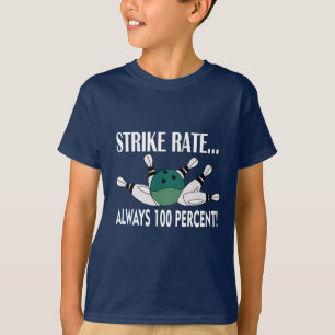 Bowling Pin Ball Strike Team Kinder T-shirt