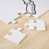 Bowling pin bij Bowling met Bowling ball Legpuzzel (Zijkant)