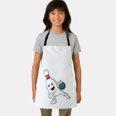 Bowling pin bij Bowling met Bowling ball Schort (Insitu)