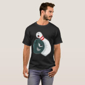 Bowling pin Bowling bal T-shirt (Voorkant volledig)