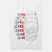 Bowling Pin Crying Handdoek Cartoon (Verticaal)
