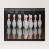 Bowling Pin Jigzaag Puzzle Legpuzzel (Horizontaal)