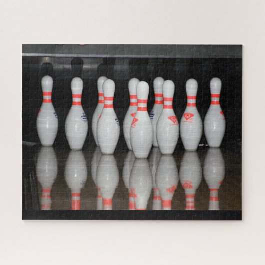 Bowling Pin Jigzaag Puzzle Legpuzzel (Horizontaal)